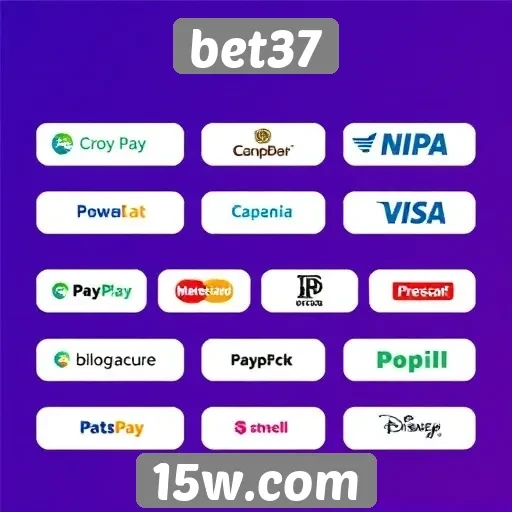 Opções de pagamento disponíveis no bet37